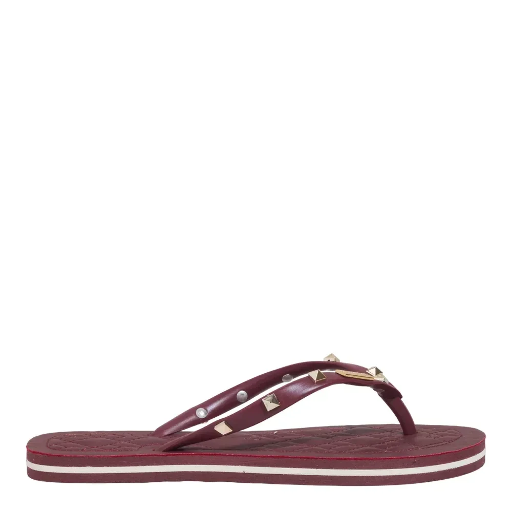 Chinelo Flip Flop Spike Napa Soft Vermelho Malbec - vista 1 de 4