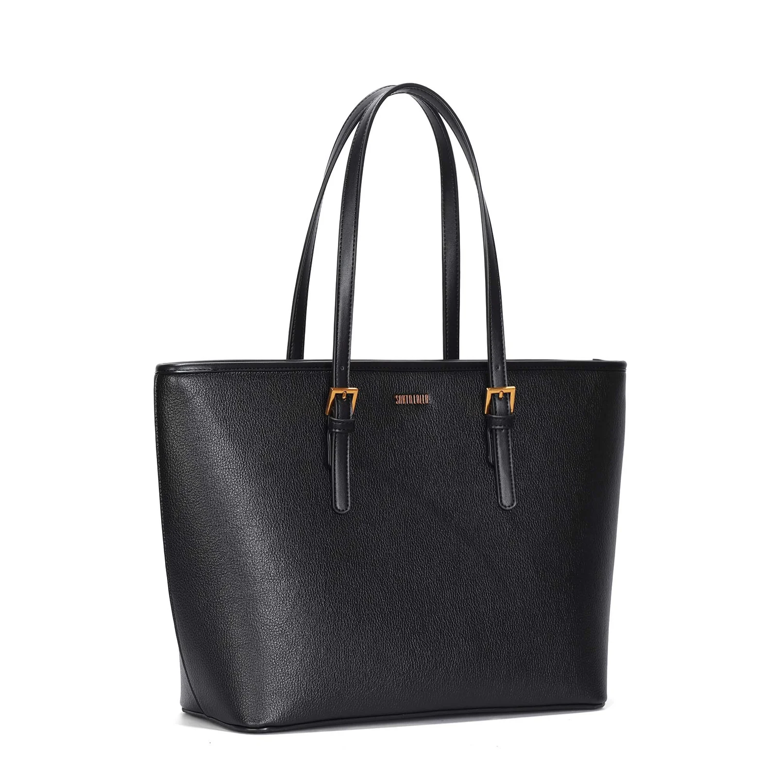 Bolsa Shopper Grande Floater Preta Texturizada - vista 3 de 3